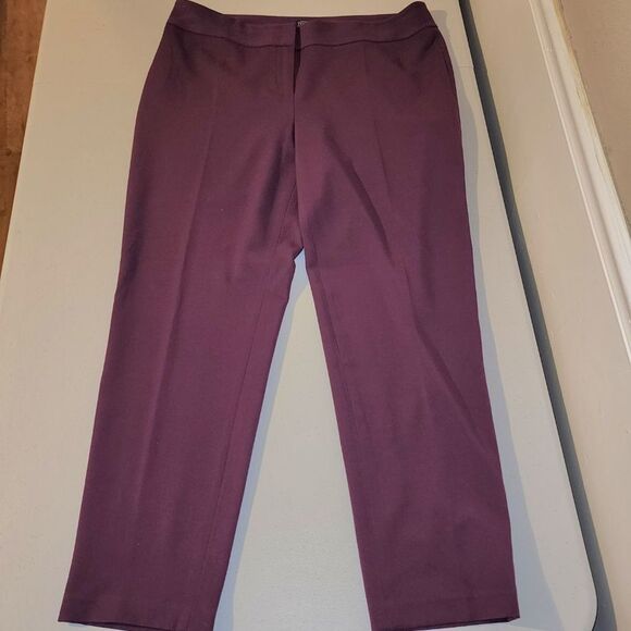 Pendleton Womens Wine Colored Pants‎ Slacks 16 - Picture 1 of 5